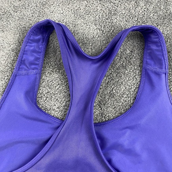Adidas Techfit Sportsbra Womens Large Purple Activewear Sporty - Picture 9 of 10